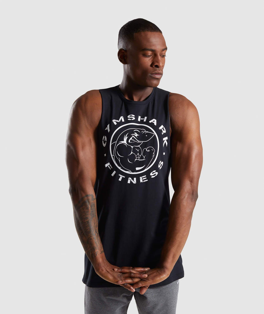Gymshark Legacy Drop Armhole Tank Black Gymshark